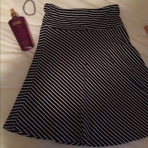 H&M Striped Skirt
